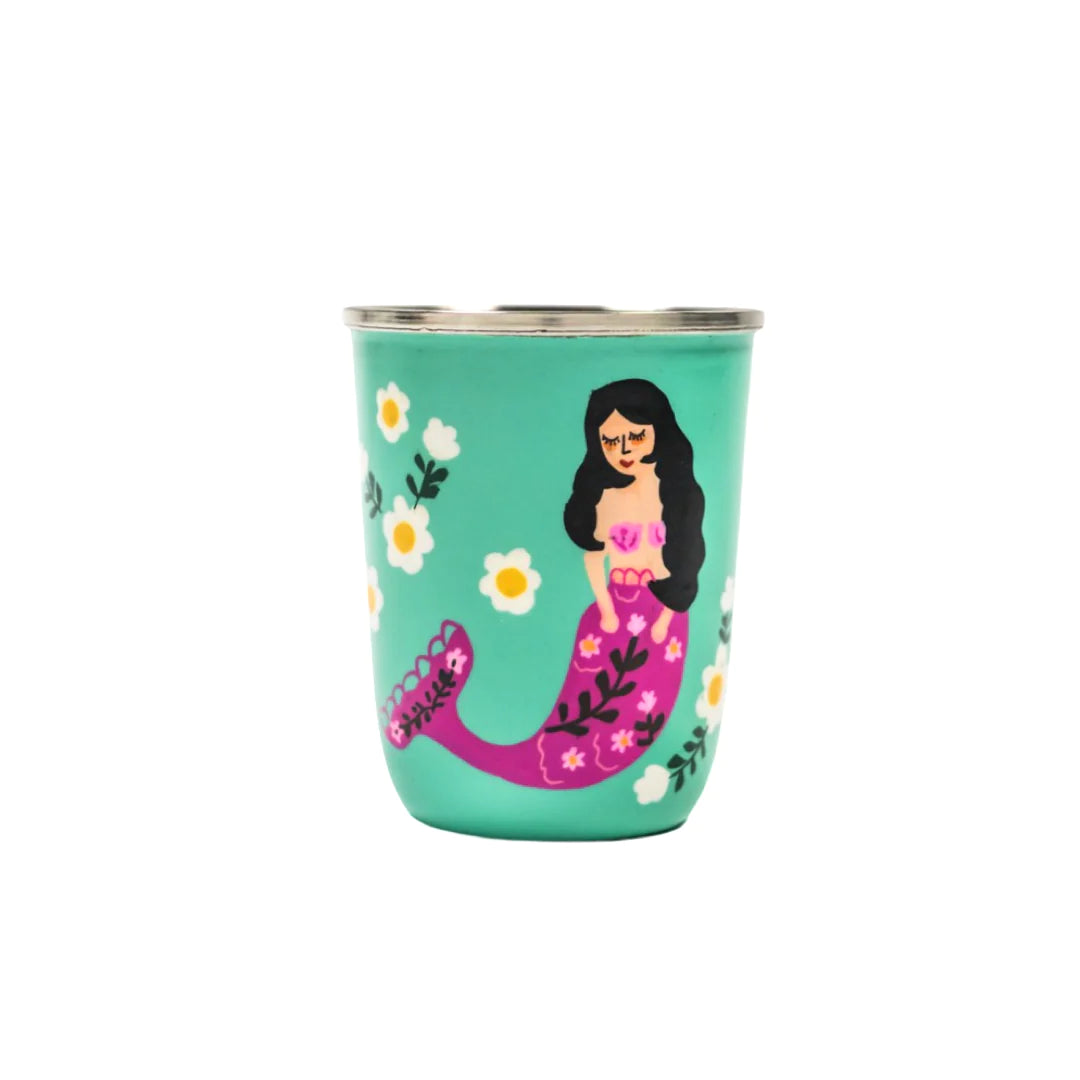 Picnic Folk Tumbler // Mermaid