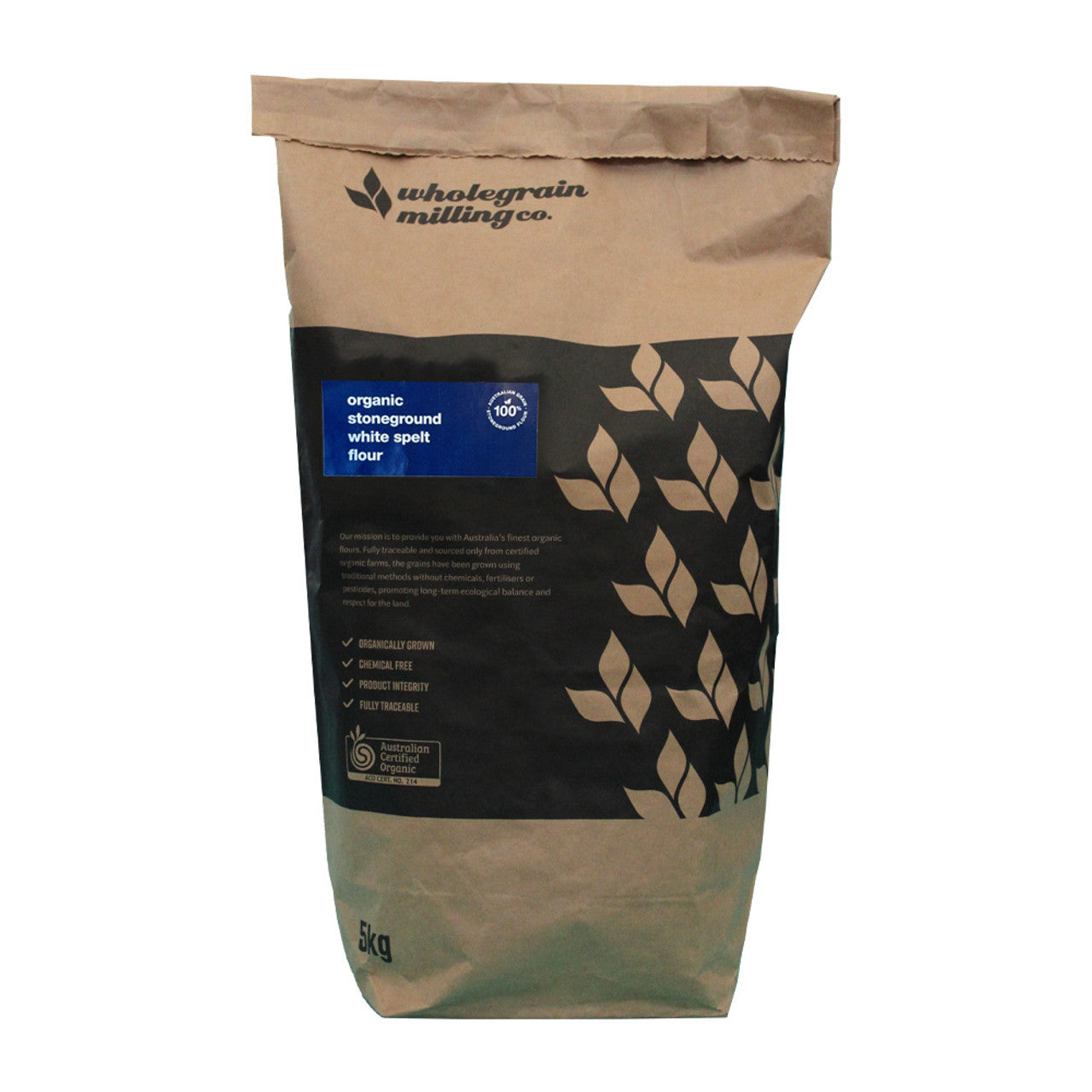 Wholegrain Milling Co Organic Stoneground White Spelt Flour