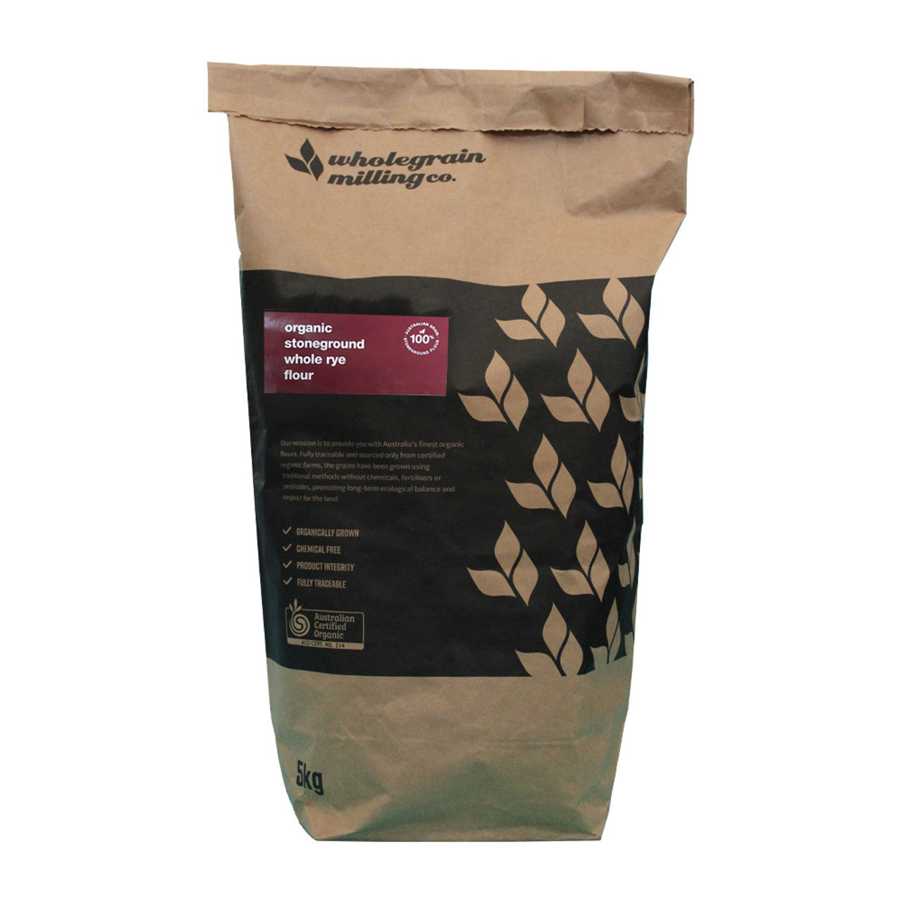 Wholegrain Milling Co Organic Stoneground Whole Rye Flour