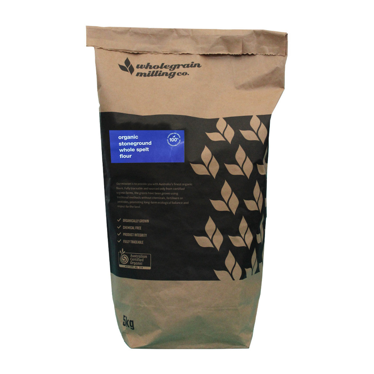 Wholegrain Milling Co Organic Stoneground Whole Spelt Flour