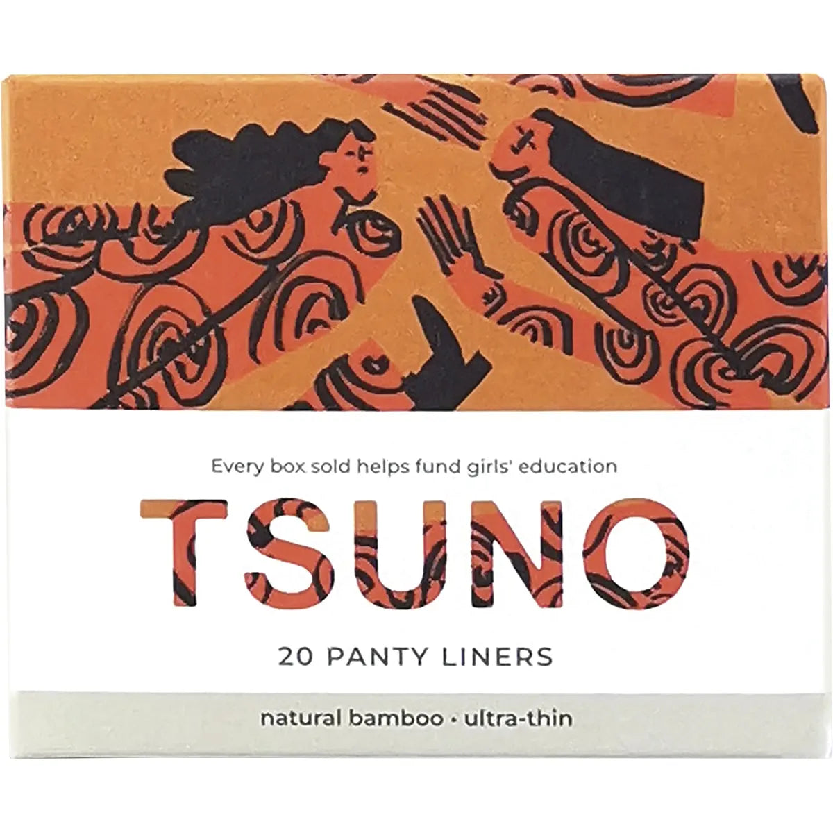 TSUNO Natural Bamboo Panty Liners Ultra Thin