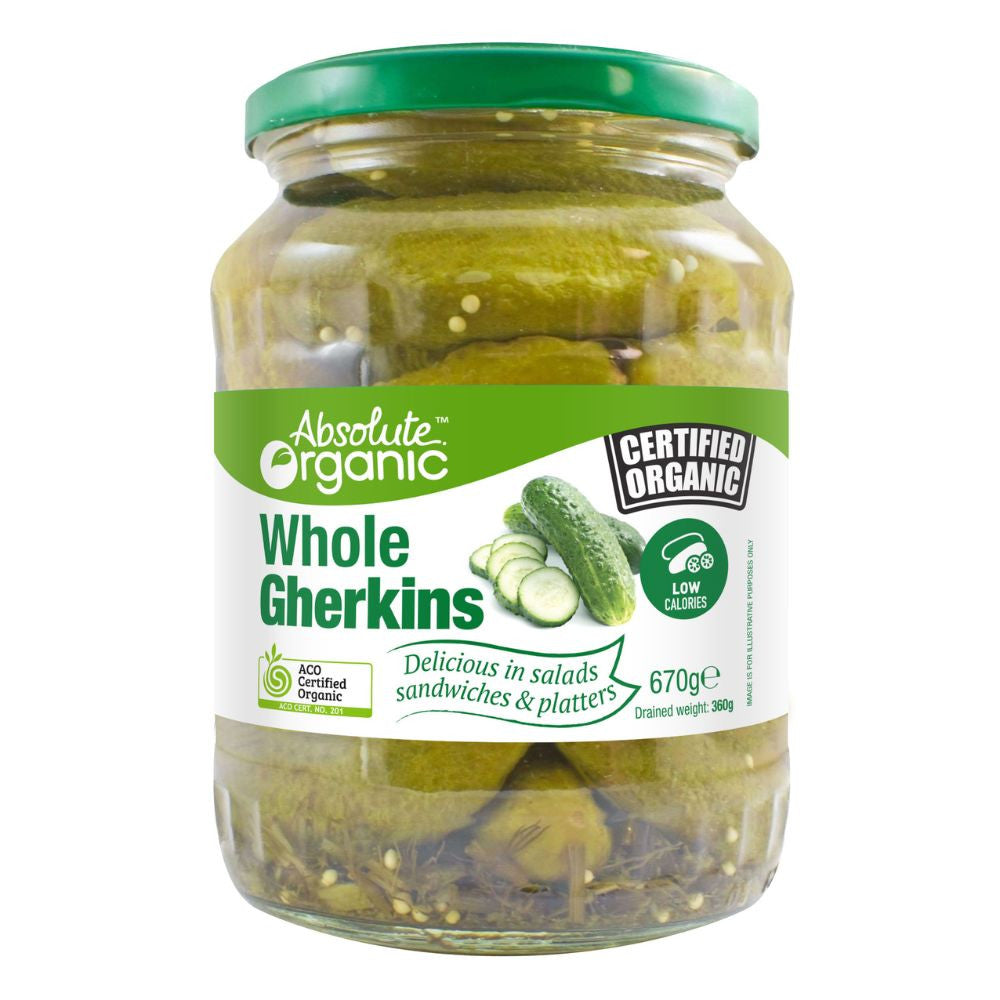 Absolute Organics Organic Whole Gherkins