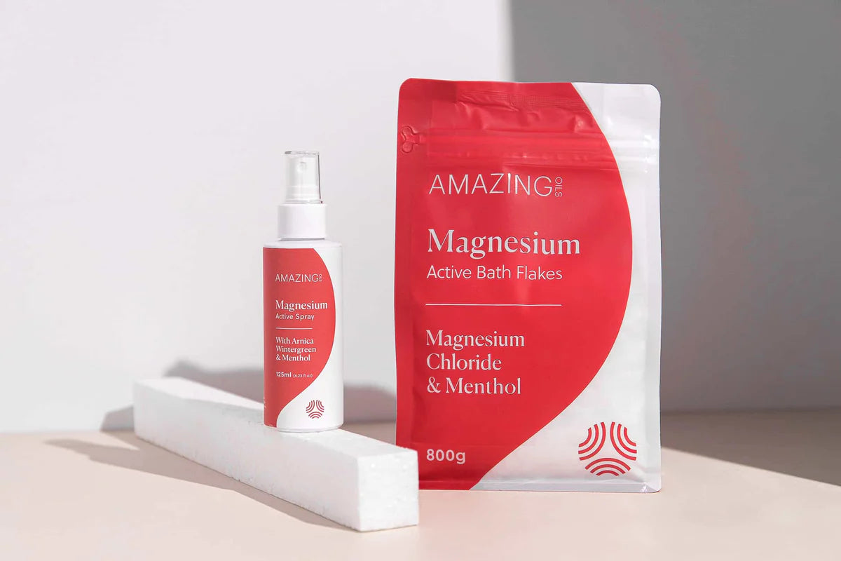 Amazing Oils Magnesium Active Spray // Arnica, Wintergreen, Menthol