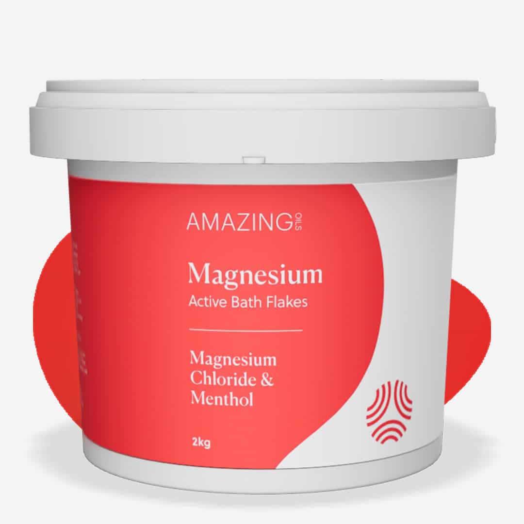 Amazing Oils Magnesium Active Bath Flakes // Mag Chloride & Menthol