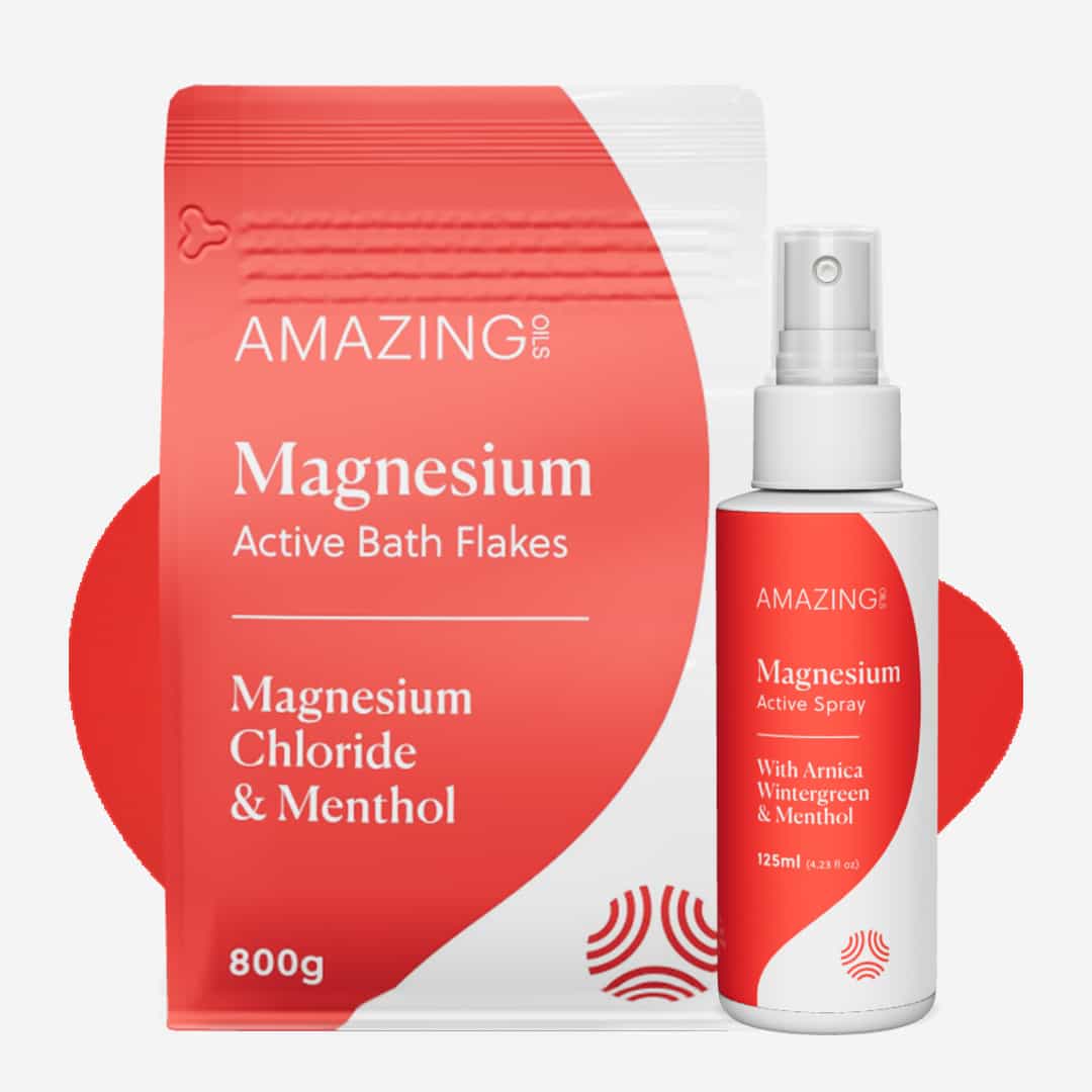 Amazing Oils Magnesium Active Spray // Arnica, Wintergreen, Menthol