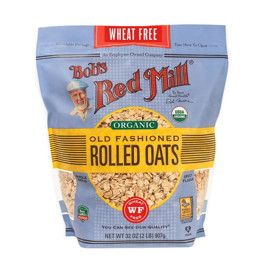 Bob's Red Mill // Organic Regular Rolled Oats // Pure Wheat Free