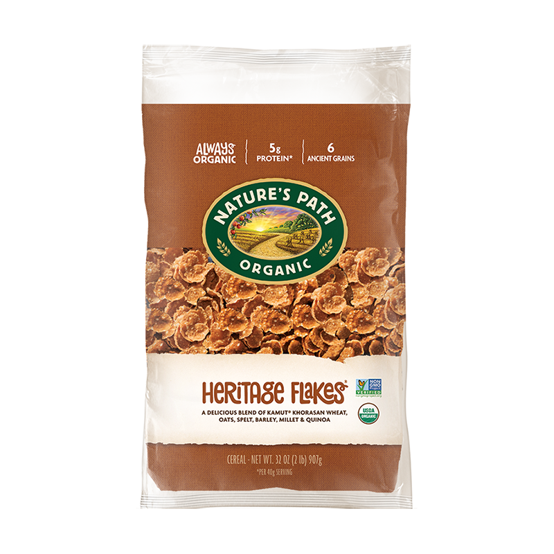 Nature's Path // Organic Heritage Flakes