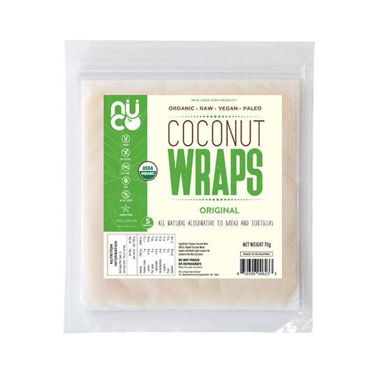 Nuco // Organic Raw Coconut Wraps