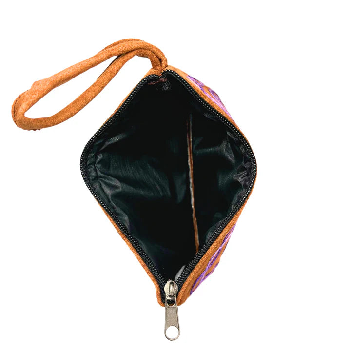 Swede Embroidered Purse 14x10cms