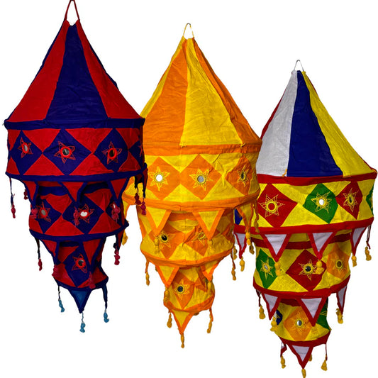 Cotton Lamp Shade Mixed Colours //Skyira