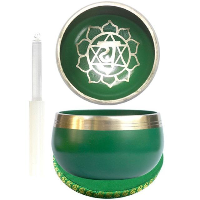 TIBETAN SINGING BOWL HAND PAINTED- DORMAR