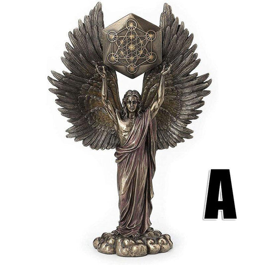 Archangel Metatron Enoch Angel Transformation Religious Statue