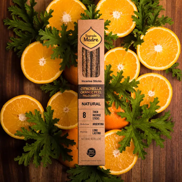 Sagrada Madre Natural Incense - Citronella & Orange