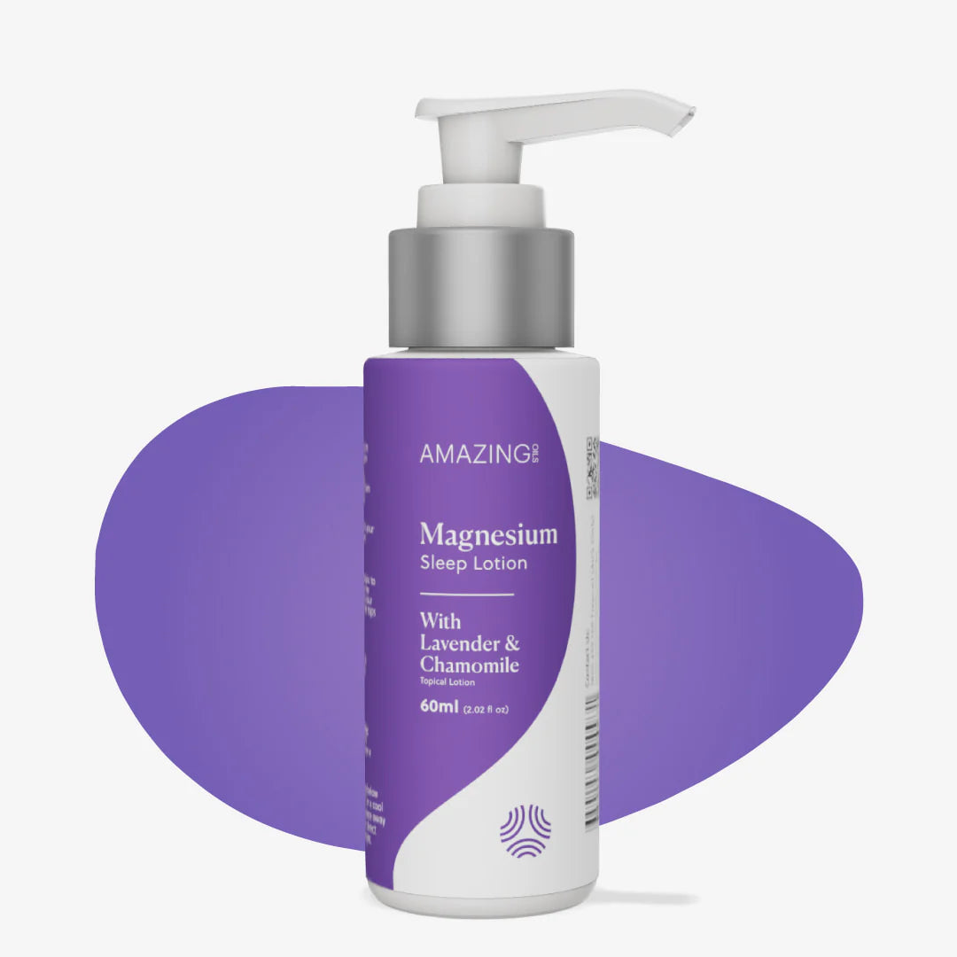 Amazing Oils Magnesium Sleep Lotion with Lavender & Chamomile