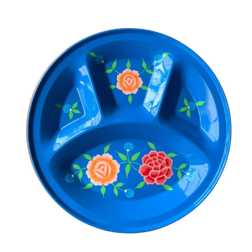 Picnic Folk Divider Plate // Fleur