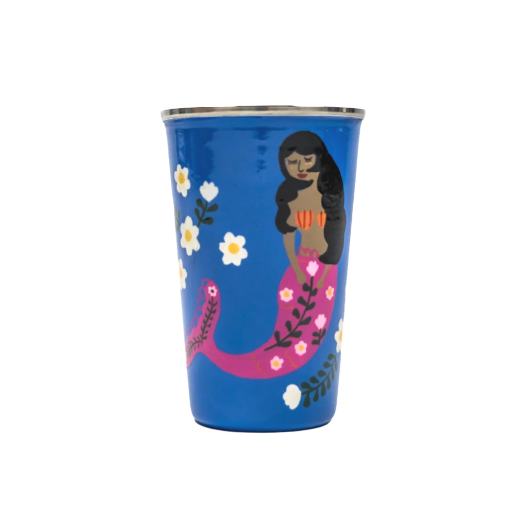 Picnic Folk Tumbler // Mermaid