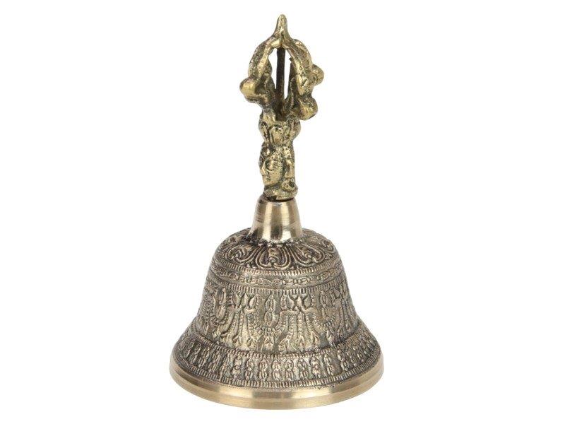 TIBETAN OM BRASS BELL13CM