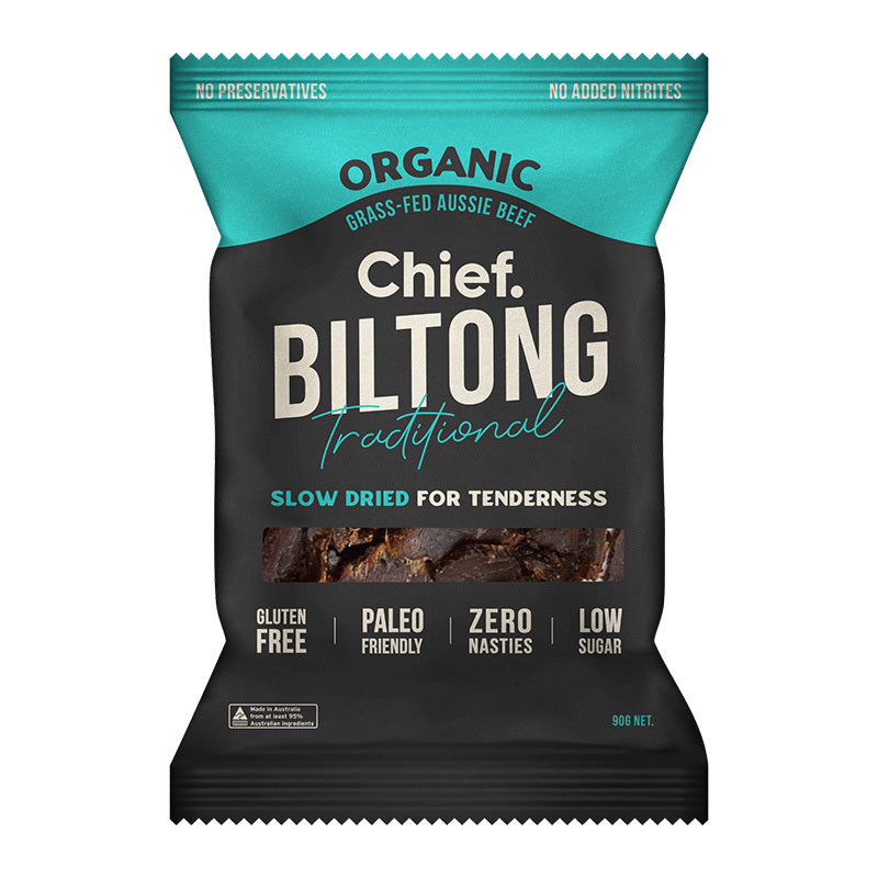 Chief Nutrition // Organic Grass Fed Biltong