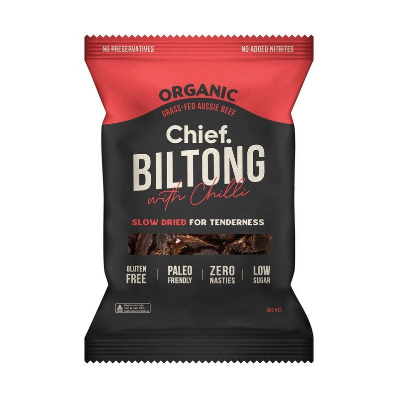 Chief Nutrition // Organic Grass Fed Biltong