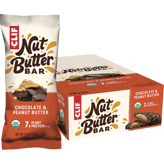 Nut Butter Bar Chocolate & Peanut Butter 12x50g 12x50g