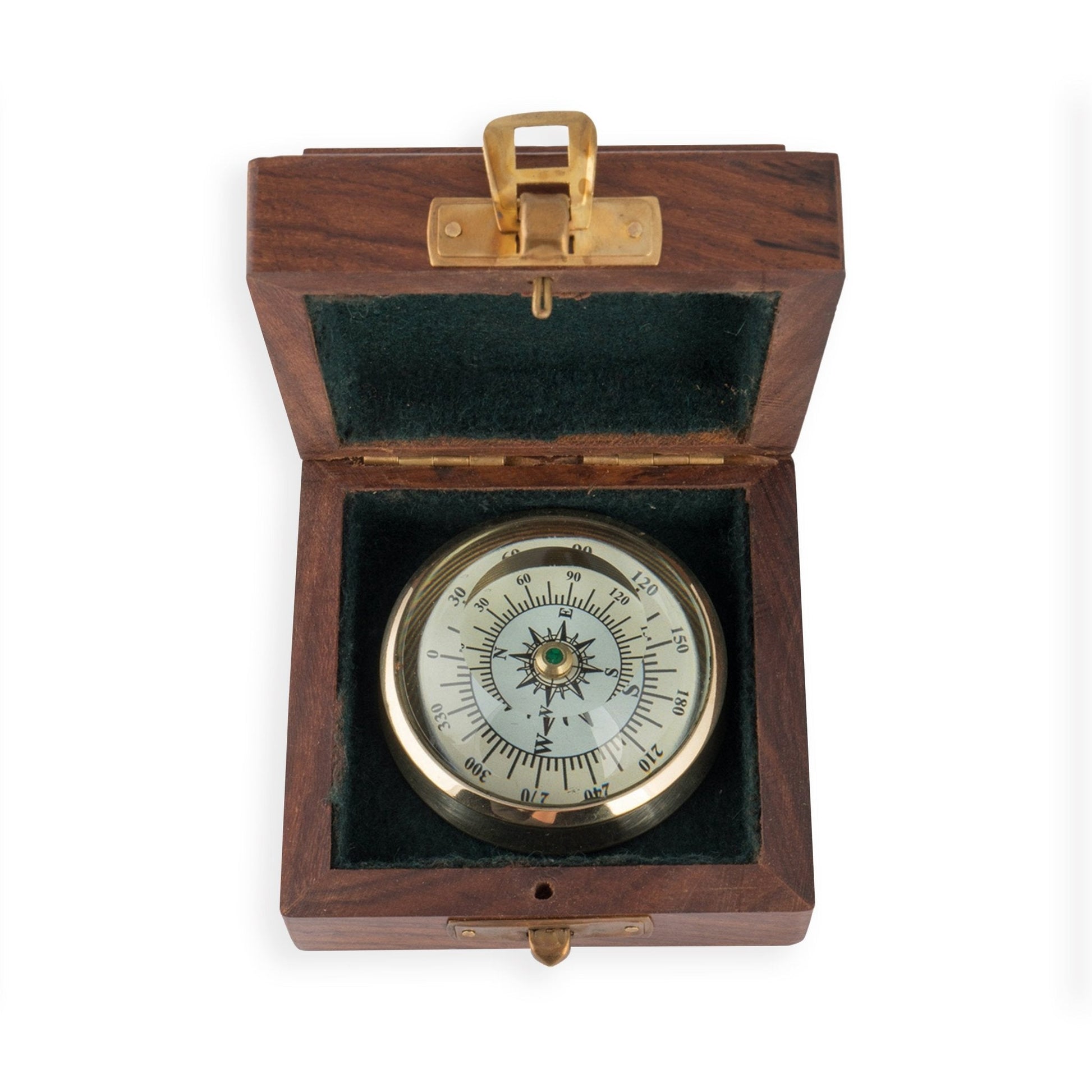 Curved Glass 60mm Floating Dial Compass- (CN103) - Vintage World Australia - 3