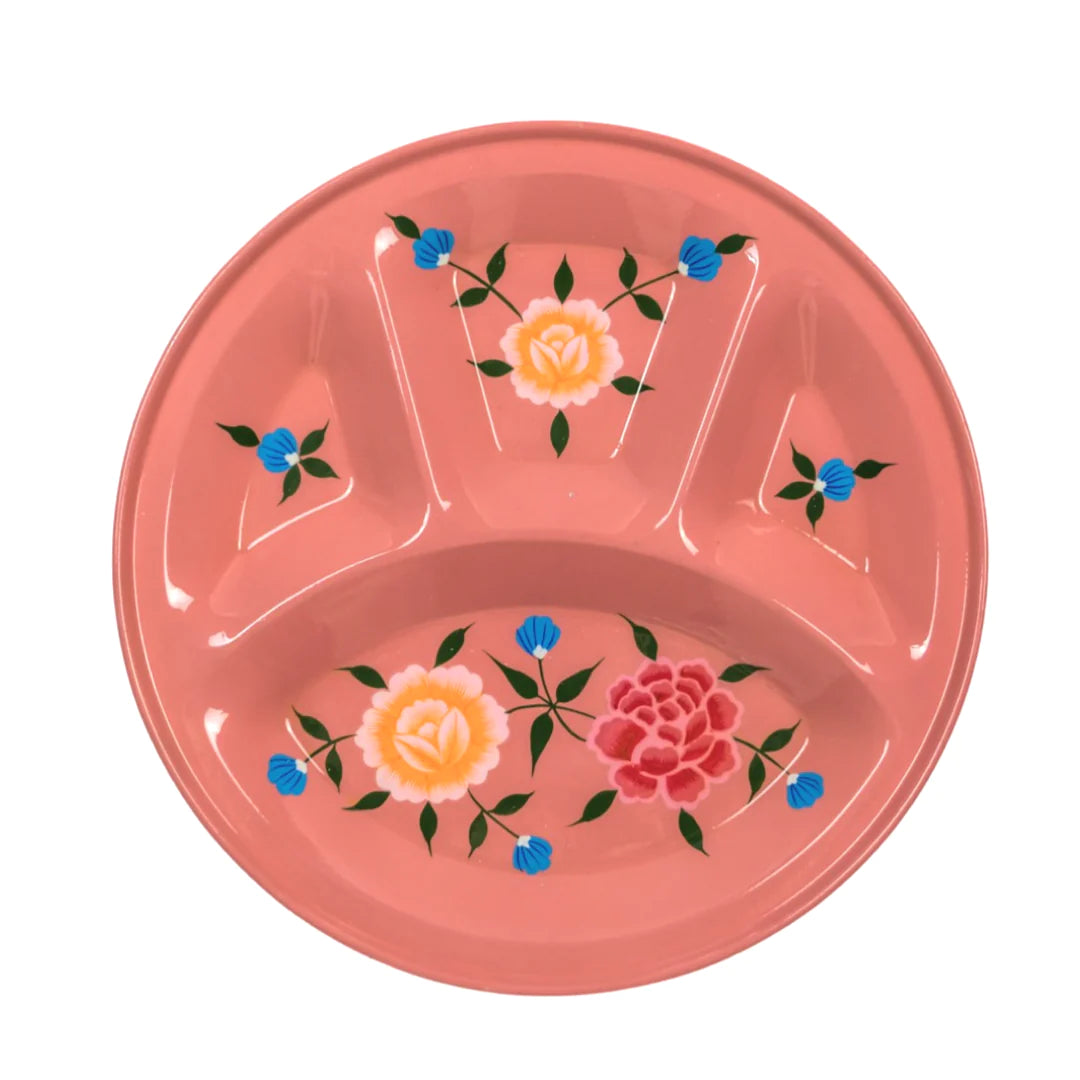 Picnic Folk Divider Plate // Fleur