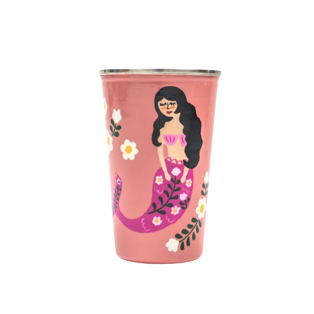 Picnic Folk Tumbler // Mermaid