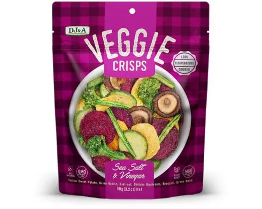 DJ&A Veggie Crisps - Sea Salt & Vinegar