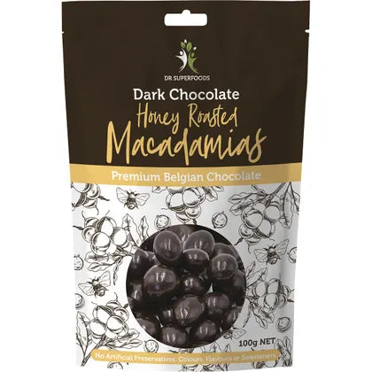 Dr Superfoods Macadamias Organic Dark Chocolate
