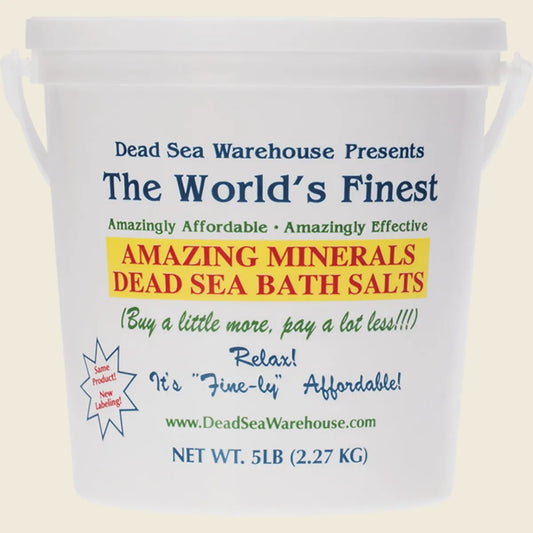 Dead Sea Bath Salts Bucket 2.27kg
