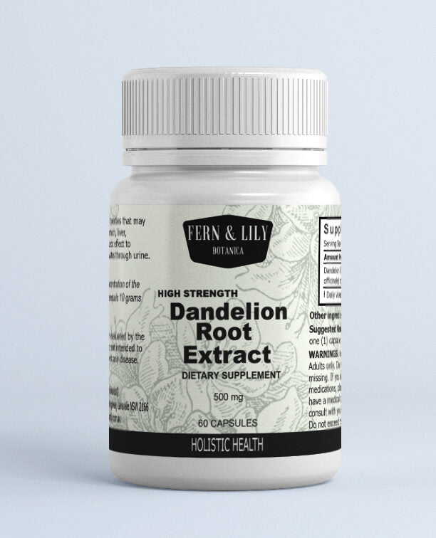 Fern & Lily Dandelion Root Extract 500mg