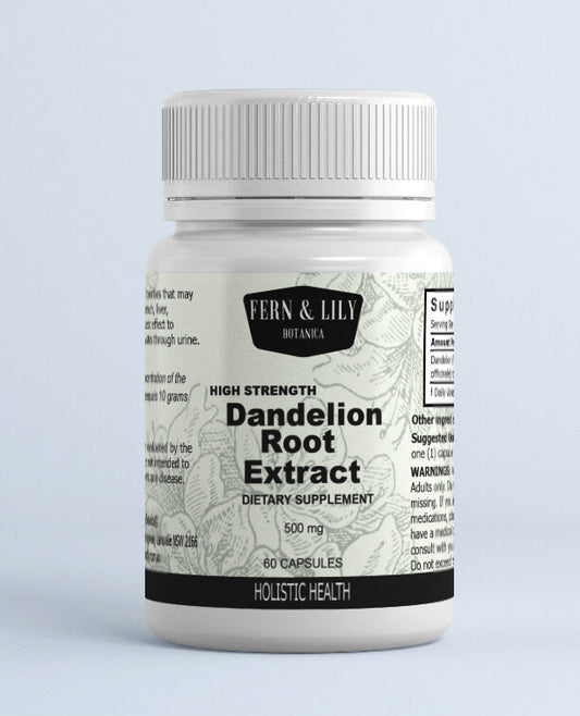Fern & Lily Dandelion Root Extract 500mg