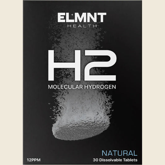 H2 Molecular Hydrogen Water Tablets Natural 30pk