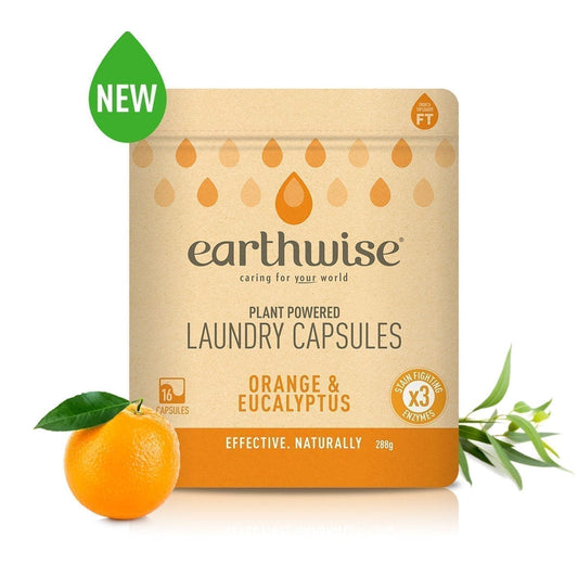 Earthwise Laundry Capsules Orange & Eucalyptus