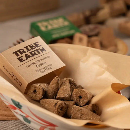 Feather Cones - White Sage and A Pinch of Palo Santo