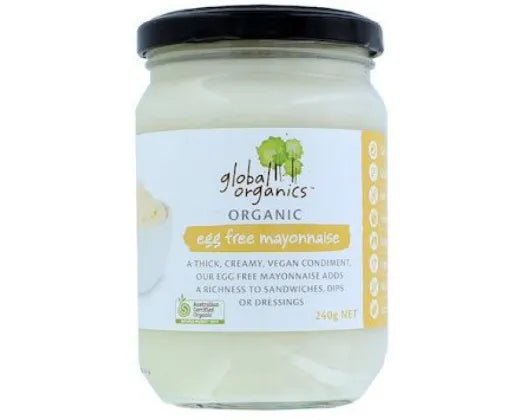 Global Organics Mayonnaise Egg Free