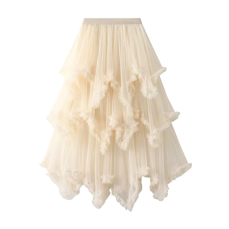 Long Tulle Skirt