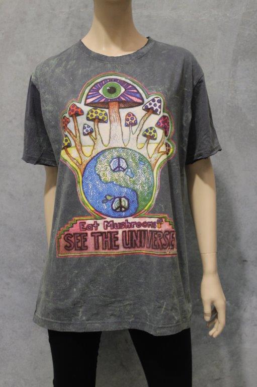 Magic Mushroom Stonewash Cotton Tee