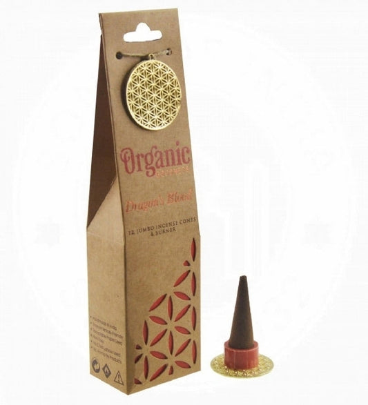 Organic Goodness // Incense Cones // Dragons Blood // 12PCE