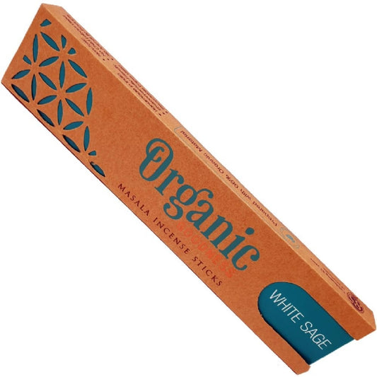 ORGANIC GOODNESS INCENSE WHITE SAGE 15GMS 15PCE