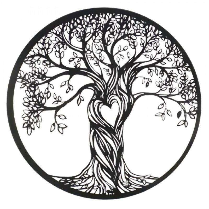 WALL ART METAL CELTIC TREE OF LIFE 60CM