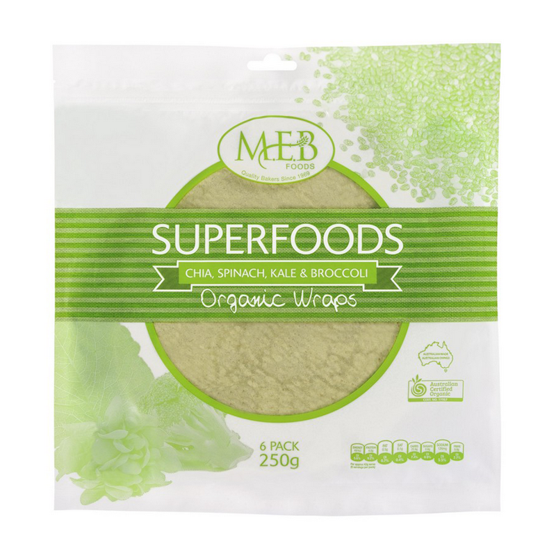 Meb Foods // Organic Superfood Wraps