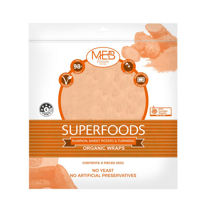 Meb Foods // Organic Superfood Wraps