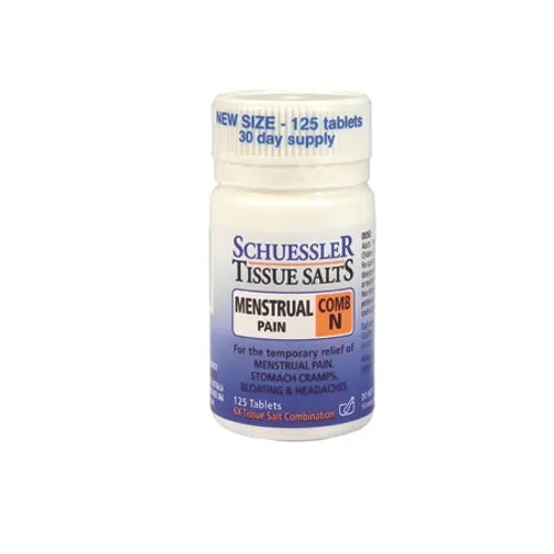 COMB N (MENSTRUAL PAIN) 125Tabs SCHUESSLER TISSUE SALTS