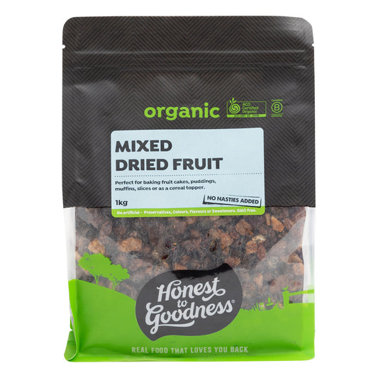 Honest To Goodness Organic Mixed Dried Fruit