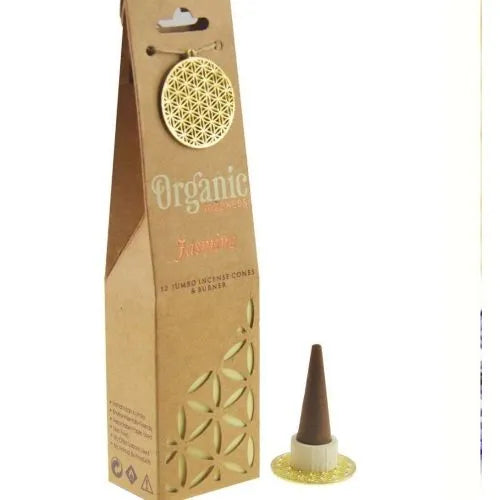 Organic Goodness // Incense Cones // Jasmine // 12PCE