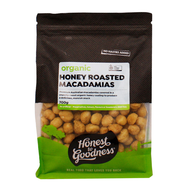 Organic Honey Roasted Macadamias