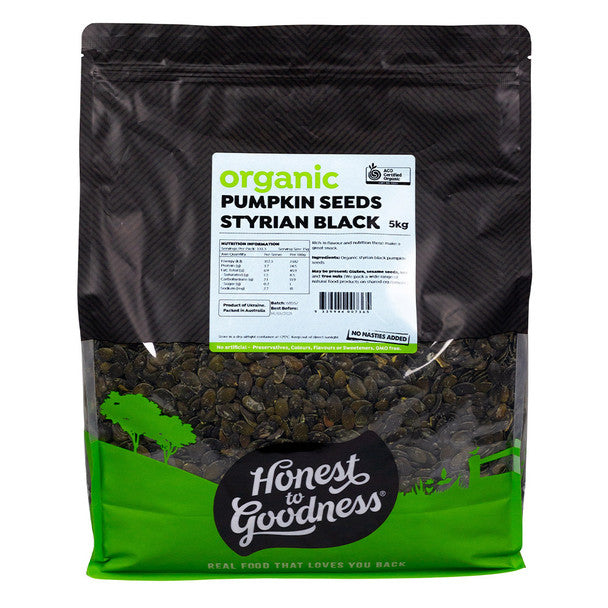 Organic Styrian Black Pumpkin Seeds