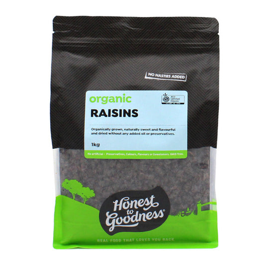 Organic Raisins Honest to Goodness