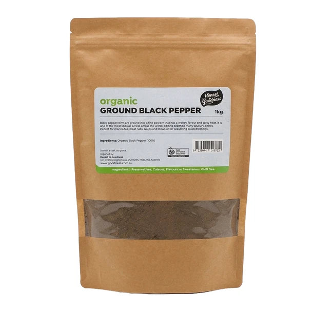 Organic Black Pepper Ground